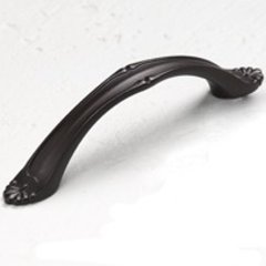 Montcalm Forged Solid Brass 3-3/4 Inch Center to Center Oil Rubbed Bronze Cabinet Pull Montcalm Forged Solid Brass 3-3/4 Inch Center to Center Oil Rubbed Bronze Cabinet Pull