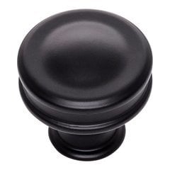 Oskar Knob 1-1/4 inch Diameter Matte Black Oskar Knob 1-1/4 inch Diameter Matte Black