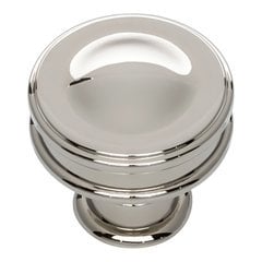 Oskar Knob 1-1/4 inch Diameter Polished Nickel Oskar Knob 1-1/4 inch Diameter Polished Nickel