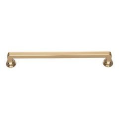 Oskar Pull 7-9/16 inch Center to Center Warm Brass Oskar Pull 7-9/16 inch Center to Center Warm Brass