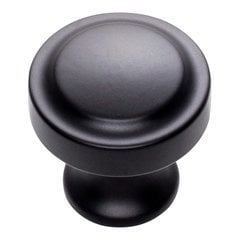 Bradbury Knob 1-1/4 inch Diameter Matte Black Bradbury Knob 1-1/4 inch Diameter Matte Black