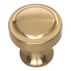 Bradbury Knob 1-1/4 inch Diameter Warm Brass Bradbury Knob 1-1/4 inch Diameter Warm Brass