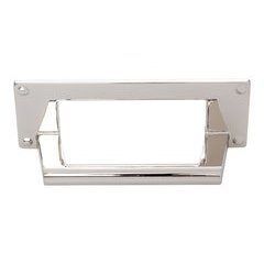 Bradbury Cup Pull 3 inch Center to Center Polished Nickel Bradbury Cup Pull 3 inch Center to Center Polished Nickel