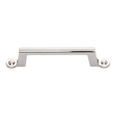 Bradbury Pull 3-3/4 inch Center to Center Polished Nickel Bradbury Pull 3-3/4 inch Center to Center Polished Nickel