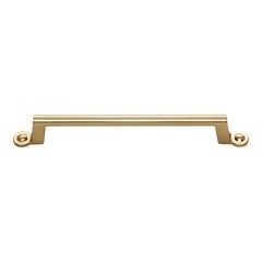 Bradbury Pull 6-5/16 inch Center to Center Warm Brass Bradbury Pull 6-5/16 inch Center to Center Warm Brass