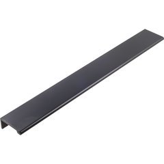 Edgefield Tab Pull 3-35/64 inch Center to Center Matte Black Edgefield Tab Pull 3-35/64 inch Center to Center Matte Black