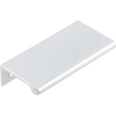 Edgefield Tab Pull 2-23/64 inch Center to Center Brushed Chrome Edgefield Tab Pull 2-23/64 inch Center to Center Brushed Chrome