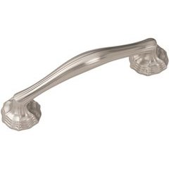 Verona Pull 3 inch Center to Center Satin Nickel Verona Pull 3 inch Center to Center Satin Nickel