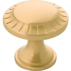 Vintage 1900 Knob 1-3/16 inch Diameter Satin Brass Vintage 1900 Knob 1-3/16 inch Diameter Satin Brass