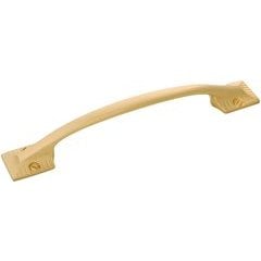 Vintage 1900 Pull 5-1/16 inch Center to Center Satin Brass Vintage 1900 Pull 5-1/16 inch Center to Center Satin Brass