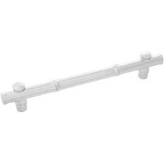 Junzi Pull 6-5/16 inch Center to Center Polished Nickel Junzi Pull 6-5/16 inch Center to Center Polished Nickel