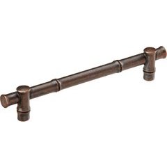 Junzi Pull 6-5/16 inch Center to Center Dark Antique Copper Junzi Pull 6-5/16 inch Center to Center Dark Antique Copper