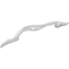 Amaranta Pull 5-1/16 inch Center to Center Polished Nickel Amaranta Pull 5-1/16 inch Center to Center Polished Nickel