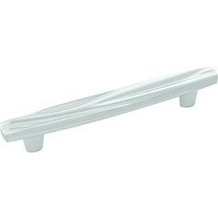 Caspian Pull 5-1/16 inch Center to Center Polished Nickel Caspian Pull 5-1/16 inch Center to Center Polished Nickel
