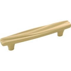 Caspian Pull 3-3/4 inch Center to Center Satin Brass Caspian Pull 3-3/4 inch Center to Center Satin Brass
