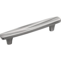 Caspian Pull 3-3/4 inch Center to Center Antique Pewter Nickel Caspian Pull 3-3/4 inch Center to Center Antique Pewter Nickel
