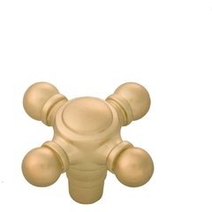 Fuller Knob 1-11/16 inch Diameter Flat Ultra Brass Fuller Knob 1-11/16 inch Diameter Flat Ultra Brass