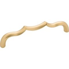 Trellis Pull 5-1/16 inch Center to Center Flat Ultra Brass Trellis Pull 5-1/16 inch Center to Center Flat Ultra Brass