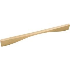 Channel Pull 12 inch Center to Center Brushed Golden Brass Channel Pull 12 inch Center to Center Brushed Golden Brass