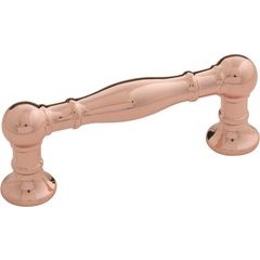 Fuller Pull 3 inch Center to Center Polished Copper Fuller Pull 3 inch Center to Center Polished Copper