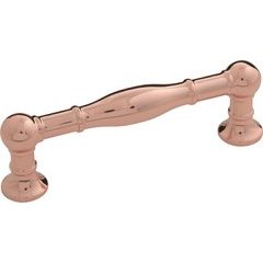 Fuller Pull 3-3/4" C/C Polished Copper Fuller Pull 3-3/4" C/C Polished Copper