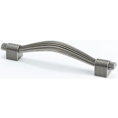 Opus 3-3/4 Inch Center to Center Rustic Tin Cabinet Pull Opus 3-3/4 Inch Center to Center Rustic Tin Cabinet Pull