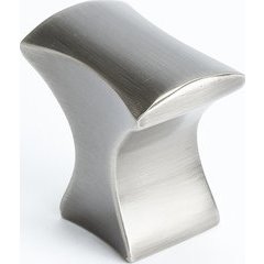 Aspire 1-1/4 Inch Length Brushed Tin Cabinet Knob Aspire 1-1/4 Inch Length Brushed Tin Cabinet Knob