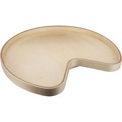 28 Inch Kidney Banded Lazy Susan with Swivel Preinstalled 28 Inch Kidney Banded Lazy Susan with Swivel Preinstalled