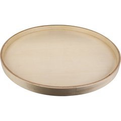 28 Inch Round Banded Lazy Susan with Swivel Preinstalled 28 Inch Round Banded Lazy Susan with Swivel Preinstalled