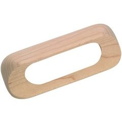 Eclectic 3-25/32 Inch Center to Center Bar Pulls with Unfinished Maple Finish Eclectic 3-25/32 Inch Center to Center Bar Pulls with Unfinished Maple Finish