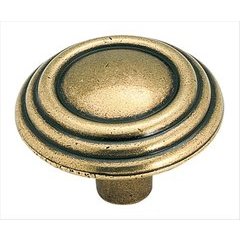 Sterling Traditions 1-1/4 Inch Diameter Burnished Brass Cabinet Knob Sterling Traditions 1-1/4 Inch Diameter Burnished Brass Cabinet Knob