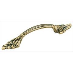 Natural Elegance 3 Inch Center to Center Burnished Brass Cabinet Pull Natural Elegance 3 Inch Center to Center Burnished Brass Cabinet Pull