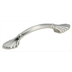 Natural Elegance 3 Inch Center to Center Sterling Nickel Cabinet Pull Natural Elegance 3 Inch Center to Center Sterling Nickel Cabinet Pull