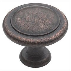 Reflections 1-1/4 Inch Diameter Rustic Bronze Cabinet Knob Reflections 1-1/4 Inch Diameter Rustic Bronze Cabinet Knob