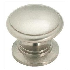 Solid Brass 1-1/4 Inch Diameter Satin Nickel Cabinet Knob Solid Brass 1-1/4 Inch Diameter Satin Nickel Cabinet Knob