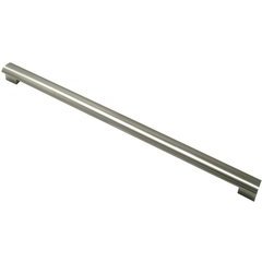Contemporary 18 Inch Center to Center Bar Pulls with Nickel Finish Contemporary 18 Inch Center to Center Bar Pulls with Nickel Finish
