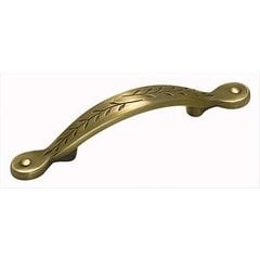 Nature's Splendor 3 Inch Center to Center Elegant Brass Cabinet Pull Nature's Splendor 3 Inch Center to Center Elegant Brass Cabinet Pull