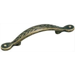 Nature's Splendor 3 Inch Center to Center Weathered Brass Cabinet Pull Nature's Splendor 3 Inch Center to Center Weathered Brass Cabinet Pull