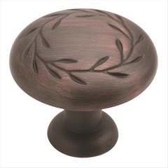 Nature's Splendor 1-3/4 Inch Diameter Oil Rubbed Bronze Cabinet Knob Nature's Splendor 1-3/4 Inch Diameter Oil Rubbed Bronze Cabinet Knob