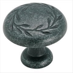 Nature's Splendor 1-1/4 Inch Diameter Wrought Iron Dark Cabinet Knob Nature's Splendor 1-1/4 Inch Diameter Wrought Iron Dark Cabinet Knob