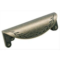 Nature's Splendor 3 Inch Center to Center Weathered Brass Cabinet Pull Nature's Splendor 3 Inch Center to Center Weathered Brass Cabinet Pull