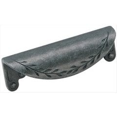 Nature's Splendor 3 Inch Center to Center Wrought Iron Dark Cabinet Pull Nature's Splendor 3 Inch Center to Center Wrought Iron Dark Cabinet Pull