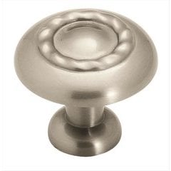 Inspirations 1-1/4 Inch Diameter Satin Nickel Cabinet Knob Inspirations 1-1/4 Inch Diameter Satin Nickel Cabinet Knob