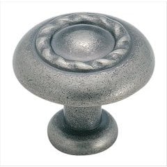 Inspirations 1-1/4 Inch Diameter Weathered Nickel Cabinet Knob Inspirations 1-1/4 Inch Diameter Weathered Nickel Cabinet Knob