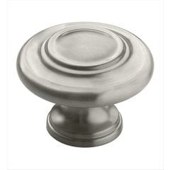 Inspirations 1-3/4 Inch Diameter Satin Nickel Cabinet Knob Inspirations 1-3/4 Inch Diameter Satin Nickel Cabinet Knob
