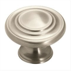 Inspirations 1-3/8 Inch Diameter Satin Nickel Cabinet Knob Inspirations 1-3/8 Inch Diameter Satin Nickel Cabinet Knob