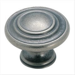 Inspirations 1-3/8 Inch Diameter Weathered Nickel Cabinet Knob Inspirations 1-3/8 Inch Diameter Weathered Nickel Cabinet Knob