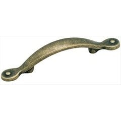 Inspirations 3 Inch Center to Center Weathered Brass Cabinet Pull Inspirations 3 Inch Center to Center Weathered Brass Cabinet Pull