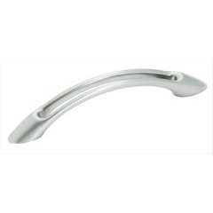 Essential'Z 3-3/4 Inch Center to Center Satin Nickel Cabinet Pull Essential'Z 3-3/4 Inch Center to Center Satin Nickel Cabinet Pull