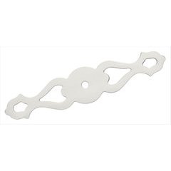 Back plates 4-3/8 Inch Length Satin Nickel Back-plate Back plates 4-3/8 Inch Length Satin Nickel Back-plate